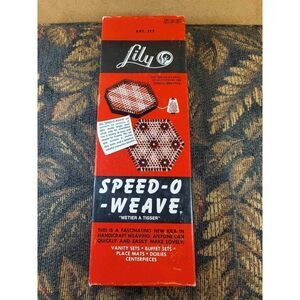 Vintage Lily Spead-O-Weave Metal Frame Tool and Bolts